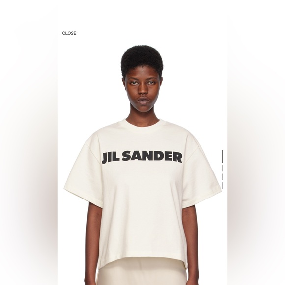 Jil Sander | Tops | Jill Sander T Shirt Off White S | Poshmark